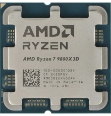 CPU AMD Ryzen 7 9800X3D OEM (100-000001084){Granite Ridge, 4nm, C8/T16, Base 4,7GHz, Turbo 5,2GHz, GPU Radeon Graphics, L3 96Mb, TDP 120W, SAM5}