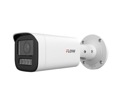 [Камеры видеонаблюдения] iFLOW F-IC-1622CMZ4(2.8-12mm) Eco 2Мп уличная цилиндрическая IP-камера с гибридной Smart-подсветкой до 50м и встроенным микрофоном 