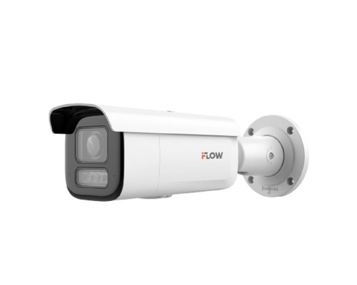 [Камеры видеонаблюдения] iFLOW F-IC-2686CSZ4(2.8-12mm) Value 8Мп уличная цилиндрическая IP-камера c гибридной Smart подсветкой до 60м, технологией BrightVu и SharpSense