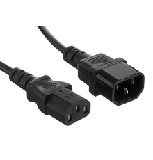Exegate EX297749RUS Кабель монитор - компьютер (UPS->устройство) ExeGate Power EC-1P (IEC 320 С13->С14) VDE-250V-3*1mm2, медь, черный,1.0м.