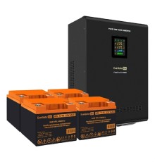 Exegate EX296660RUS Комплект ИБП EX296004RUS + батарея 45Ач EX285666RUS 4шт (инвертор, синус, для котла, настенный) FineSine SX-5000.LCD.AVR.2SH.T <5000VA/3500W, чистая синусоида, цветной LCD-дисплей,