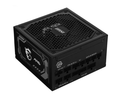 [Блок питания] Блок питания MSI MAG A1250GL PCIE5 , 1250W, 80+ Gold, полностью модульный, ATX 3.0, PCIE5