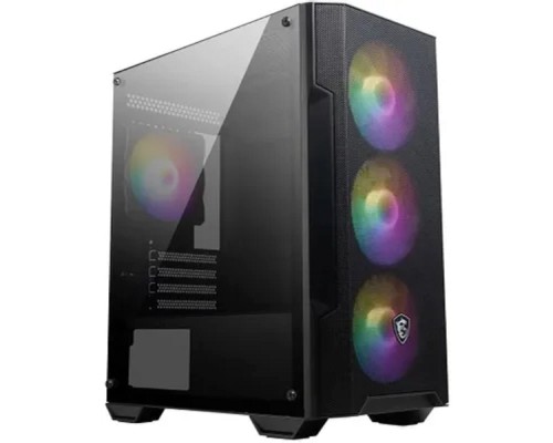 [Блок питания] Корпус MSI MAG Forge M100A черный без БП mATX 2x120mm 2xUSB2.0 1xUSB3.0 audio bott PSU