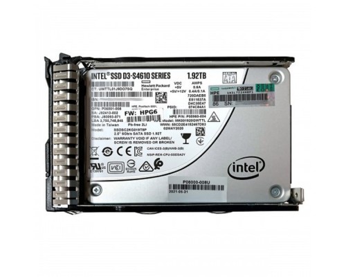 [HP SSD] Hp P19695-001 1.92TB SATA MU SFF SC MV SSD