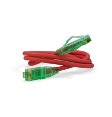 Кабельная сборка Hyperline PC-LPM-UTP-RJ45-RJ45-C6a-0.5M-LSZH-RD Патч-корд U/UTP, Cat.6a (100% Fluke Component Tested), 10G, LSZH, 0.5м, красный
