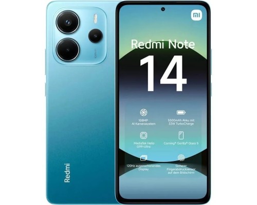 [Смартфон/акссесуар] Xiaomi Redmi Note 14 6GB/128GB Ocean Blue [61624]