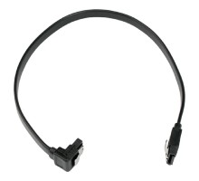 Cablexpert Кабель интерфейсный SATA Sata3 7pin / 7pin, угловой, защелка, 30см, черный, пакет (CC-SATAM-DATA90-BL-30CM)