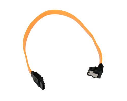 [кабели] Cablexpert ККабель интерфейсный SATA Sata3 7pin / 7pin, угловой, защелка, 30см, желтый, пакет (CC-SATAM-DATA90-YL-30CM)