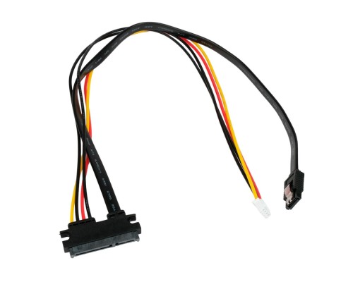 [кабели] Cablexpert Кабель Combo SATA XH2.54 4pin+Sata 7pin / Sata 7+15pin, медь, 40см, пакет (CC-XH2.54-SATA-40CM)