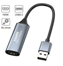 ORIENT C703HVC+, Кабель-адаптер HDMI -> USB2.0, устройство видеозахвата со звуком 1920x1080@60Hz, поддержка Windows/MacOS/Android, (33273)