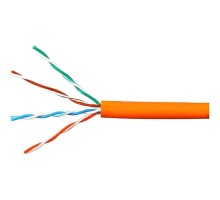 Cablexpert UPC-5051E-LSZH-4-CU/100 Кабель Cablexpert (RU) UTP-LSZH 4x2x0.51, медный, кат.5e, однож., 100м, box, оранж