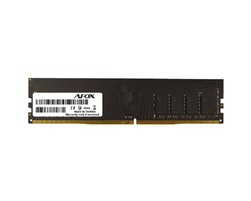 [Модуль памяти] AFOX DDR4 DIMM 8GB PC4-25600, 3200MHz, CL22, 1.2V, 288-Pin, Non-ECC, Un-Buffered (AFLD48PH1P/AFLD48PH2P)