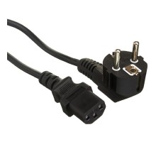 Exegate EX297802RUS Кабель питания Special PC-10S (Евровилка угловая Schuko->C13, 3*1.0mm2, CCA, черный, 10м)