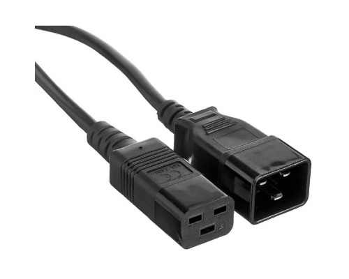 [кабели] Exegate EX297809RUS Кабель питания (UPS) Special EC20-5S (IEC 320 C19->C20, 3*1.5mm2, CCA, черный, 5м)