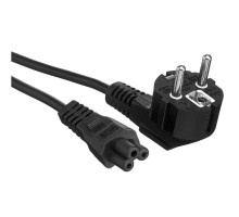 Exegate EX297814RUS Кабель питания ноутбуков Special PC5-0,5S (Евровилка Schuko->C5, 3*0.5mm2, CCA, черный, 0.5м)