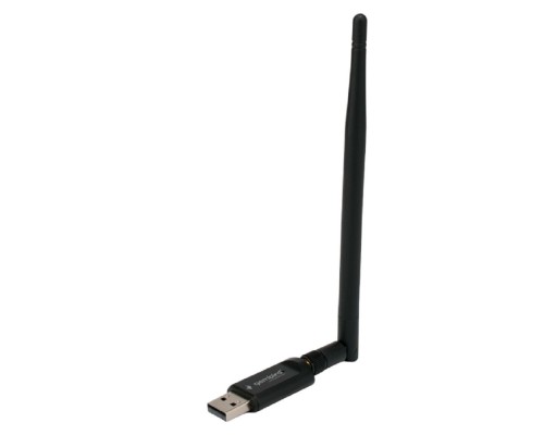 [Кабель] Gembird Сетевой адаптер WiFi+Bluetooth 600 Мбит,двухдиап.с антенной, USB,802.11b/a/g/n/ac, RTL8821CU (WNP-UA-019)