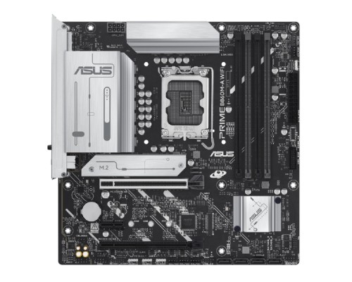 [Материнская плата] ASUS PRIME B860M-A WIFI (Socket 1851, mATX, 4xDDR5(256GB), DP/HDMI, 1xPCIe 5.0x16/1xPCIe 4.0x16/1xPCIe 4.0x1, 1xLAN(2.5GbE), Wi-Fi, BT, 4xSATA 6Gb/s, 2xM.2, 1xType-C, 3xUSB 3.2, 4xUSB 2.0)