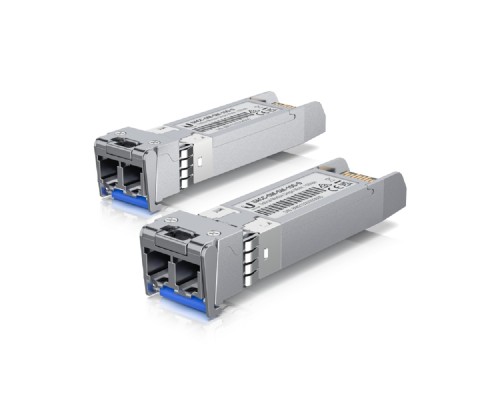 [Сетевое оборудование] UBIQUITI UACC-OM-SM-10G-D-2 Пара трансиверов SFP+, Single Mode, Dual LC, 10 км