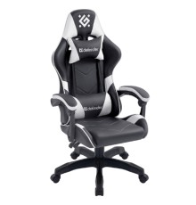 Игровое кресло Companion Черный/белый,класс 3,металл,PU DEFENDER