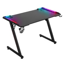 Игровой компьютерный стол Jupiter RGB,подвес кружки+гарн., черн. DEFENDER (64309)