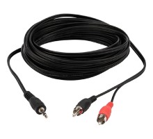 Rexant (17-4207) Шнур Стерео 3,5мм - 2 RCA, 10м