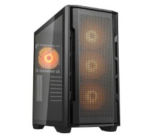 Cougar Корпус Uniface X RGB V2 Black, 4x140mm ARGB PWM Fan, ARGB PWM Fan Hub, без БП, E-ATX