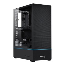 Lian Li Корпус SUP01X / Black / 3 x 120mm PWM Fan / PCIe4.0 Riser Cable / Mid-Tower, TG / G99.SUP01X.R0
