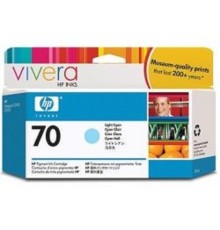 HP C9390A Картридж №70, Light Cyan {DJ Z2100/Z3100, Light Cyan (130 ml)}