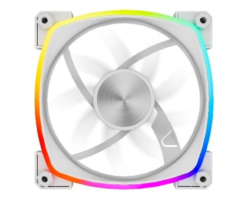 [Вентиляторы] Powercase Вентилятор (M55-12W ARGB) White 120x120x25mm (PWM, 100шт./кор, 4pin PWM (M+F)+ 3pin ARGB (M+F), 600-1800±10% об/мин) Bulk