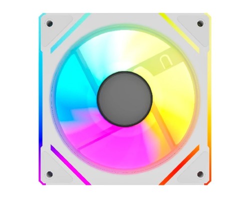 [Вентиляторы] Powercase Вентилятор (M61-12W ARGB) White 120x120x25mm (PWM, 100шт./кор, 4pin PWM (M+F)+ 3pin ARGB (M+F), 600-1500±10% об/мин) Bulk