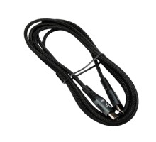 Cablexpert Кабель USB2.0 Type-C/Type-C, 5А, 240Вт, PD3.1/QC4.0, медь, оплетка, 2м, черный (CCP-USB2.0-240W-2M)