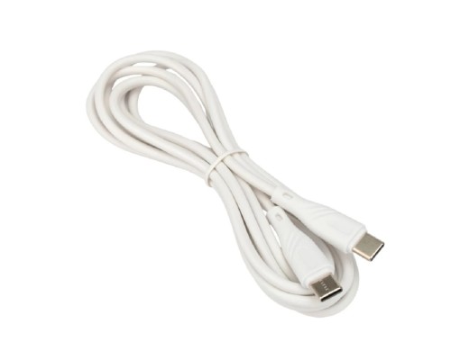 [кабели] Cablexpert Кабель USB2.0 Type-C/Type-C, 3А, 60Вт, PD/QC3.0, медь, Mobile1, 2м, белый, коробка (CCB-USB2-CMCMO1-2MW)