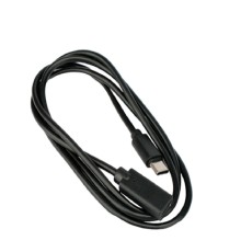 Cablexpert Кабель-удлинитель USB2.0 Type-C(М)/Type-C(F), 3А, 60Вт, PD/QC3.0, медь, Pro, 1м, черн,пак (CCP-USB2-CMCF-1M)