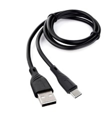 Cablexpert Кабель USB2.0 AM/Type-C, 3А, QC3.0, Mobile1, 1м, черный, коробка (CCB-USB2-AMCMO1-1MB)