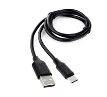 Cablexpert Кабель USB2.0 AM/Type-C, 3А, QC3.0, Mobile2, 1м, черный, коробка (CCB-USB2-AMCMO2-1MB)