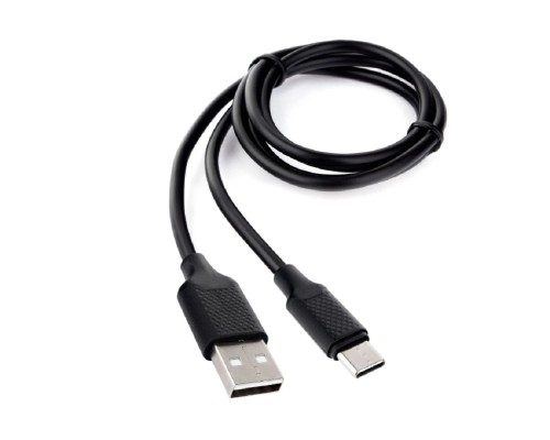 [кабели] Cablexpert Кабель USB2.0 AM/Type-C, 3А, QC3.0, Mobile2, 1м, черный, коробка (CCB-USB2-AMCMO2-1MB)
