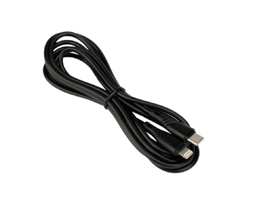 [кабели] Cablexpert Кабель USB2.0  Lightning/Type-С, 2.1А, 20Вт, PD, медь, Mobile1, 2м, черный, коробка (CCB-USB2-CMAPO1-2MB)