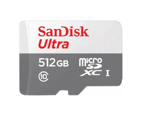 [Карта памяти ] Micro SecureDigital 512GB SanDisk microSDXC Class 10 Ultra UHS-I A1 100MB/s