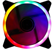 Вентилятор Digma DFAN-FRGB3 RGB 120мм черный 3-pin 4-pin (Molex) Ret