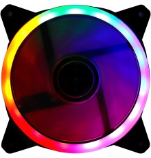 Вентилятор Digma DFAN-FRGB3 RGB 120мм черный 3-pin 4-pin (Molex) Ret