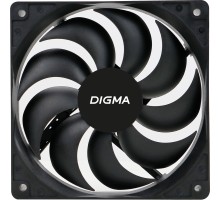 Вентилятор Digma DFAN-120-9 120мм черный 3-pin 4-pin (Molex)Ret