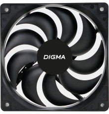 Вентилятор Digma DFAN-120-9 120мм черный 3-pin 4-pin (Molex)Ret