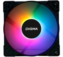 Вентилятор Digma DFAN-FRGB1 RGB 120мм черный 3-pin 4-pin (Molex)Ret