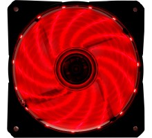 Вентилятор Digma DFAN-LED-RED RGB 120мм черный 3-pin 4-pin (Molex)Ret
