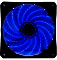 Вентилятор Digma DFAN-LED-BLUE RGB 120мм черный 3-pin 4-pin (Molex) Ret