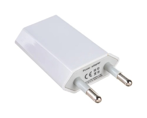[Кабели] Rexant (18-1194) Сетевое зарядное устройство iPhone/iPod USB белое (СЗУ) (5 V, 1000 mA)