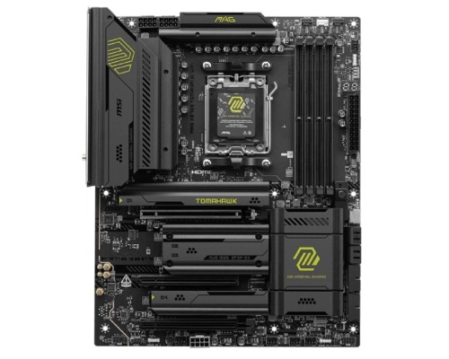 [Материнская плата] Материнская плата MSI MAG X870E TOMAHAWK WIFI X870, AM5, 4*DDR5, 3*PCIEx16, 4*M.2, 4*TypeC, 2*USB3.2Gen2, 7*USB3.2Gen1, 8*USB2.0, 4*SATA3.0, 5G, Type-C DP, HDMI, ATX, RTL