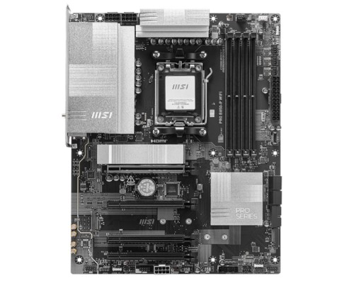 [Материнская плата] Материнская плата MSI PRO B850-P WIFI B850, AM5, 4*DDR5, 4*PCIEx16, 3*M.2, 3*TypeC, 1*USB3.2Gen2, 5*USB3.2Gen1, 8*USB2.0, 4*SATA3.0, 5G, HDMI, ATX, RTL