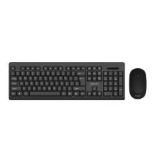 Philips Беспроводной Комплект SPT6324, 2.4 GHz 104 клав/3 кнопки, 1600dpi, русская заводская раскладка, чёрный