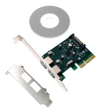 Espada Контроллер PCI-E, USB 3.2 Gen2(2xUSB-A) (PCIeU2AGen2) (45996)